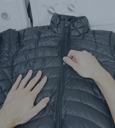 Routine washing and maintenance of down jackets